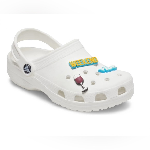 Crocs Uniquely You Weekend Vibes 3-Pack Jibbitz Charms - Picture 3 of 4